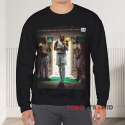 Jaylen Brown Al Horford And Bill Walton Boston Celtics Champions Club Shirt 3 Jaylen Brown Al Horford And Bill Walton Boston Celtics Champions Club Sweatshirt