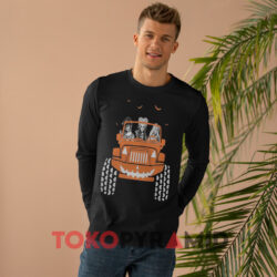 Jeep Halloween Hocus Pocus T-shirt 4 Jeep Halloween Hocus Pocus Black Long sleeved