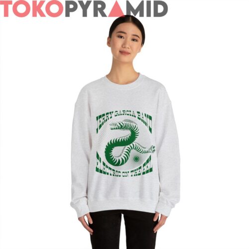 Jerry Garcia Band Electric On The Eel Grey Sweatshirt Jerry Garcia Band Electric On The Eel Grey Sweatshirt