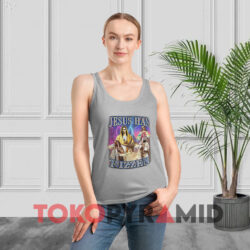 Jesus Has Rizzen Christian Shirt 3 Jesus Has Rizzen Christian Grey Tank Top