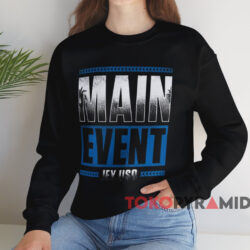 Jey Uso Main Event Shirt 3 Jey Uso Main Event Shirt Black Sweatshirt
