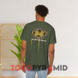 Jimmy Buffett Beach House On The Moon Double Sided T-shirt 3 Jimmy Buffett Beach House On The Moon Double Sided Military Green T shirt Back