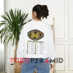 Jimmy Buffett Beach House On The Moon Double Sided T-shirt 5 Jimmy Buffett Beach House On The Moon Double Sided White Sweatshirt Back