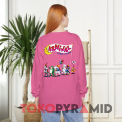 Jimmy Buffett Carnival Tour Double Sided T-shirt 5 Jimmy Buffett Carnival Tour Pink Long sleeved Back