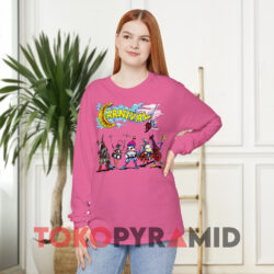 Jimmy Buffett Carnival Tour Double Sided T-shirt 4 Jimmy Buffett Carnival Tour Pink Long sleeved Front