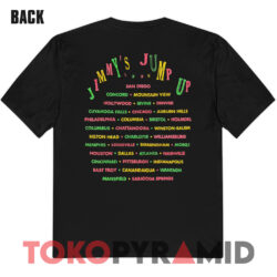 Jimmy Buffett Jimmy's Jump Up Tour Double Sided T shirt Back