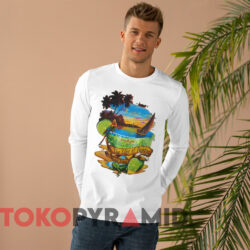 Jimmy Buffett On The Edge Of Paradise Las Vegas T-shirt 2 Jimmy Buffett On The Edge Of Paradise Las Vegas White Long sleeved