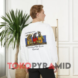 Jimmy Buffett Parrothead Bar Exam Double-sided T-shirt 3 Jimmy Buffett Parrothead Bar Exam Double Sided White Sweatshirt Back