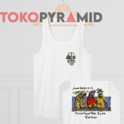 Jimmy Buffett Parrothead Bar Exam Double-sided T-shirt 6 Jimmy Buffett Parrothead Bar Exam Double Sided White Tank Top