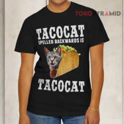 Joe Burrow Tacocat Spelled Backwards Is Tacocat Black T shirt