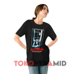 John Carpenter Halloween Movie Black T shirt