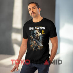 John Carpenter Michael Myers Halloween Black T shirt