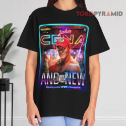 John Cena Defeated Cody Rhodes Undisputed Champion Wwe Wrestlemania 41 2025 Black T shirt