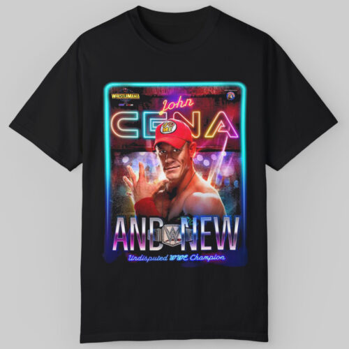 John Cena Defeated Cody Rhodes Undisputed Champion Wwe Wrestlemania 41 2025 T shirt John Cena Defeated Cody Rhodes Undisputed Champion Wwe Wrestlemania 41 2025 T shirt
