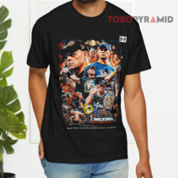 John Cena Most Wwe Championships Ever 17 Titles Black T shirt