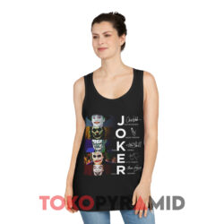Joker All Version Signature Shirt 2 Joker All Version Signature Black Tank Top