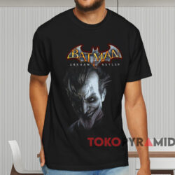 Joker Batman Arkham Asylum T shirt Black T shirt