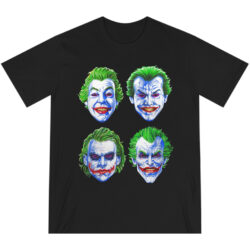 Joker Faces Of Insanity Shirt 5 Joker Faces Of Insanity T shirt