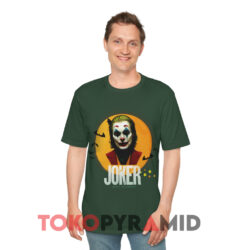 Joker Happy Halloween Green T shirt