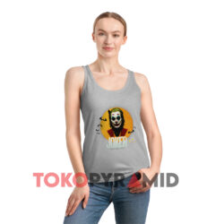 Joker Happy Halloween Shirt 3 Joker Happy Halloween Grey Tank Top
