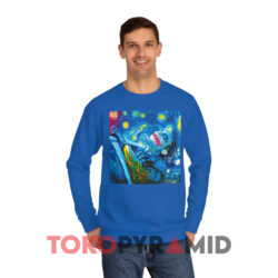 Joker Starry Night Art Shirt 4 Joker Starry Night Art Blue Sweatshirt