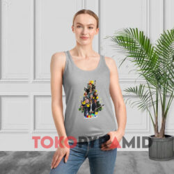 Jon Bon Jovi Christmas Tree Sweatshirt 2 Jon Bon Jovi Christmas Tree Grey Tank Top