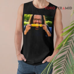 Jonathan Davis Of Korn Eating Corn Tank Top