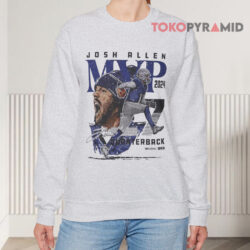 Josh Allen Mvp Quarterback Signature Nfl Sweatshirt