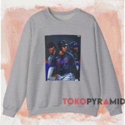 Juan Soto New York Mets Poster Shirt 4 Juan Soto New York Mets Poster Shirt Grey Sweatshirt