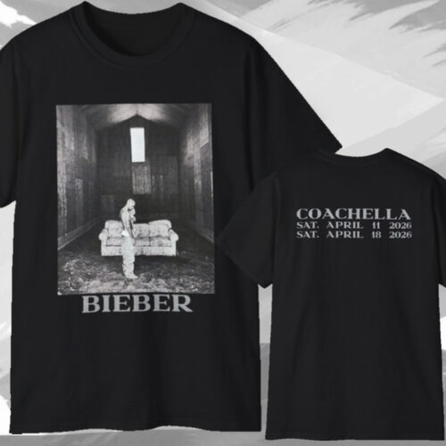 Justin Bieber Coachella 2026 Festival Merchandise Swag T shirt