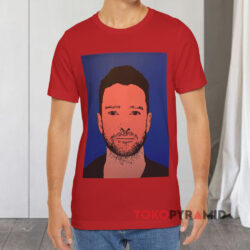 Justin Timberlake Mugshot Shirt 4 Justin Timberlake Mugshot Red T shirt