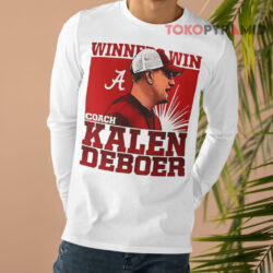 Kalen DeBoer Alabama Winner Win Shirt 4 Kalen Deboer Alabama Winner Win Long sleeved