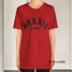 Kamala Harris 2024 Curved Baseball Font Shirt 4 Kamala Harris 2024 Curved Baseball Font Red T shirt