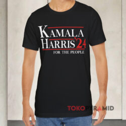 Kamala Harris '24 For The People Black T shirt