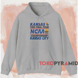 Kansas City 1988 Final Four NCAA Shirt 2 Kansas City 1988 Final Four Ncaa Shirt Grey Hoodie