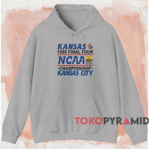 Kansas City 1988 Final Four Ncaa Shirt Grey Hoodie Kansas City 1988 Final Four Ncaa Shirt Grey Hoodie