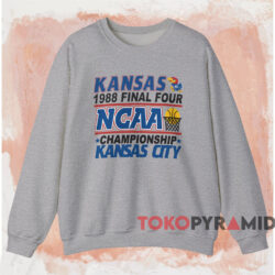 Kansas City 1988 Final Four NCAA Shirt 4 Kansas City 1988 Final Four Ncaa Shirt Grey Sweatshirt