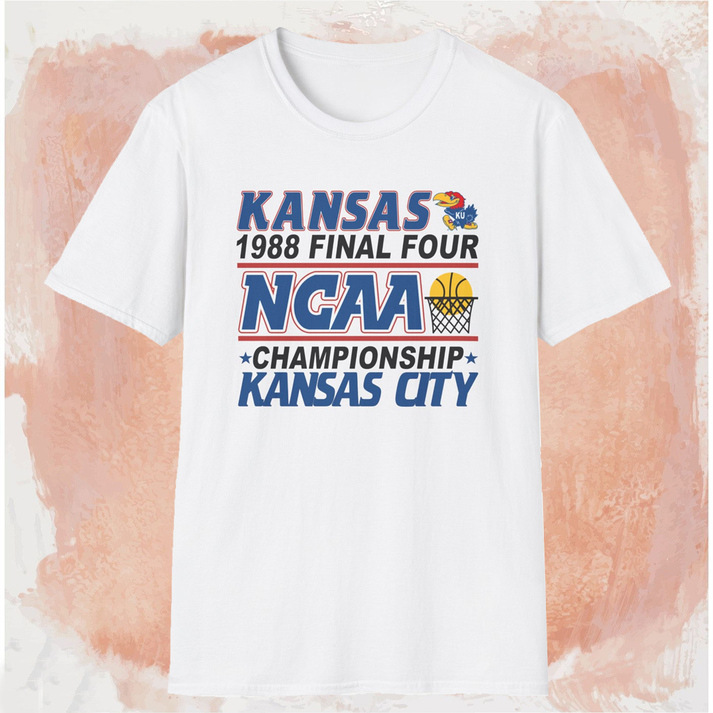 Kansas City 1988 Final Four Ncaa Shirt White T shirt Kansas City 1988 Final Four Ncaa Shirt White T shirt