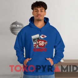 Kansas City Chiefs 1995 Derrick Thomas Bringing The Heat T-shirt 3 Kansas City Chiefs 1995 Derrick Thomas Bringing The Heat T shirt Blue Hoodie