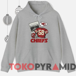 Kansas City Chiefs 1995 Derrick Thomas Bringing The Heat T-shirt 2 Kansas City Chiefs 1995 Derrick Thomas Bringing The Heat T shirt Grey Hoodie