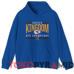 Kansas City Chiefs 2023 Afc Champions Hometown Not Done Shirt Blue Hoodie