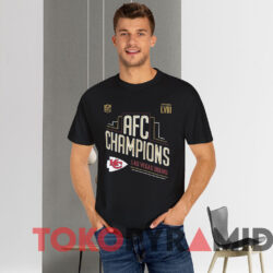 Kansas City Chiefs AFC Champions Super Sunday Bowl LVIII Las Vegas Bound Shirt 1 Kansas City Chiefs Afc Champions Super Sunday Bowl Lviii Las Vegas Bound Shirt Black T shirt