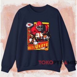 Kansas City Chiefs Christian Okoye Shirt 3 Kansas City Chiefs Christian Okoye Shirt Navy Sweatshirt