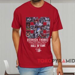 Kansas City Chiefs Derrick Thomas T shirt Red T shirt