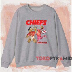 Kansas City Chiefs Fred Flintstone Shirt 3 Kansas City Chiefs Fred Flintstone Shirt Grey Sweatshirt