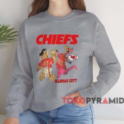 Kansas City Chiefs Fred Flintstone Shirt 4 Kansas City Chiefs Fred Flintstone Shirt Grey Sweatshirt