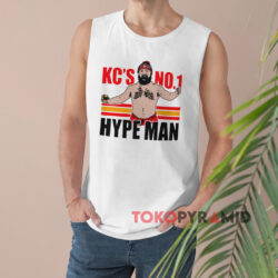 Kansas City Chiefs Jason Kelce KC's No 1 Hype Man Shirt 2 Kansas City Chiefs Jason Kelce Kc's No 1 Hype Man White Tank Top