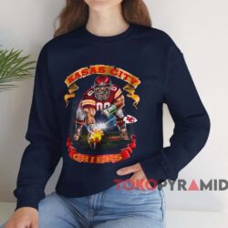 Kansas City Chiefs Mascot Shirt Navy Sweatshirt