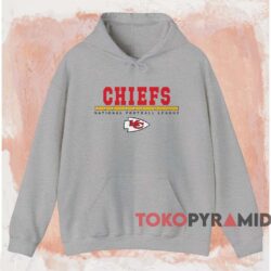 Kansas City Chiefs Nfl Football T shirt Grey Hoodie