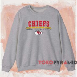 Kansas City Chiefs Nfl Football T shirt Grey Sweatshirt